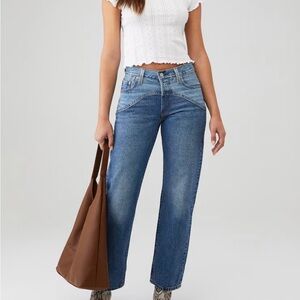 Levi's Women's Straight Leg Blue Jeans